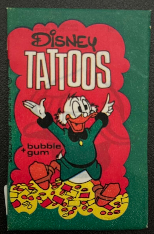 1967 Dandy Disney Tattoos Sealed Wax Pack - Scrooge McDuck - V82450 Image 1