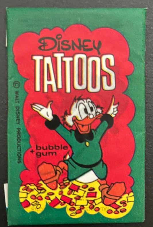 1967 Dandy Disney Tattoos Sealed Wax Pack - Scrooge McDuck - V82451 Image 1