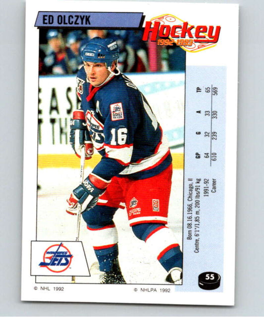 1992-93 Panini Stickers Hockey  #54 Pat Elynuik   V82569 Image 1