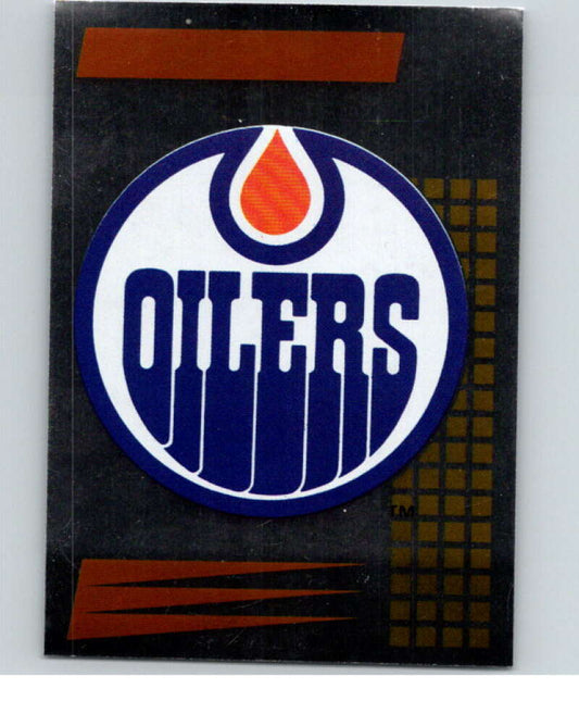 1992-93 Panini Stickers Hockey  #98 Oilers Logo   V82647 Image 1