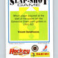 1992-93 Panini Stickers Hockey  #147 Patrick Roy  Montreal Canadiens  V82753 Image 2