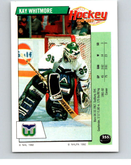 1992-93 Panini Stickers Hockey  #255 Kay Whitmore   V82999 Image 1