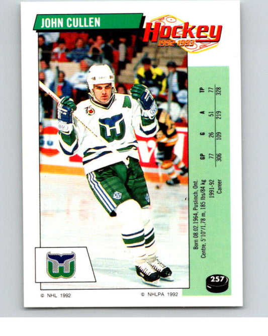 1992-93 Panini Stickers Hockey  #257 John Cullen   V83003 Image 1