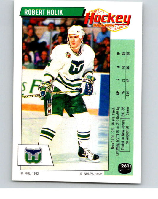 1992-93 Panini Stickers Hockey  #261 Robert Holik   V83010 Image 1
