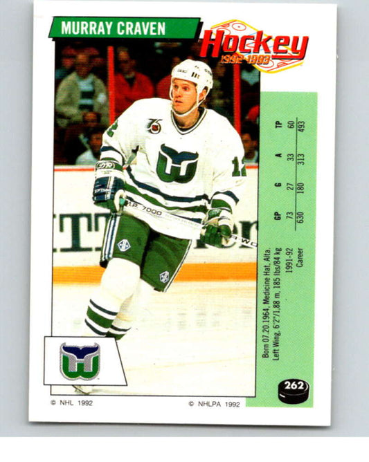 1992-93 Panini Stickers Hockey  #262 Murray Craven   V83011 Image 1