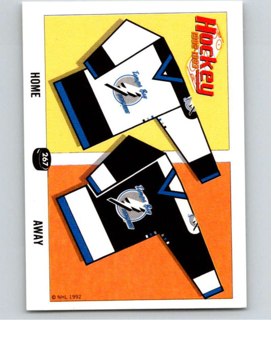 1992-93 Panini Stickers Hockey  #267 Lightning Jersey   V83020 Image 1