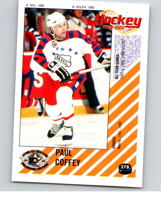 1992-93 Panini Stickers Hockey  #278 Paul Coffey AS   V83038 Image 1