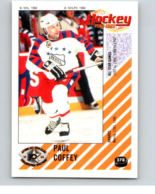1992-93 Panini Stickers Hockey  #278 Paul Coffey AS   V83039 Image 1