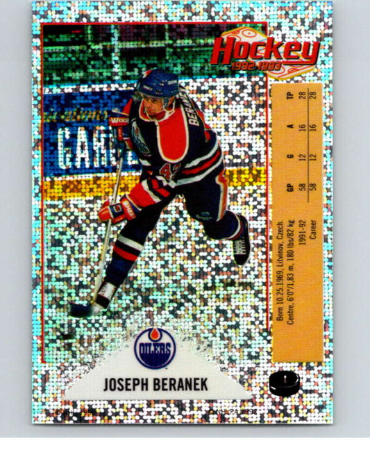 1992-93 Panini Stickers Hockey  #I Joseph Beranek   V83089 Image 1
