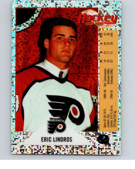 1992-93 Panini Stickers Hockey  #P Eric Lindros  Philadelphia Flyers  V83098 Image 1