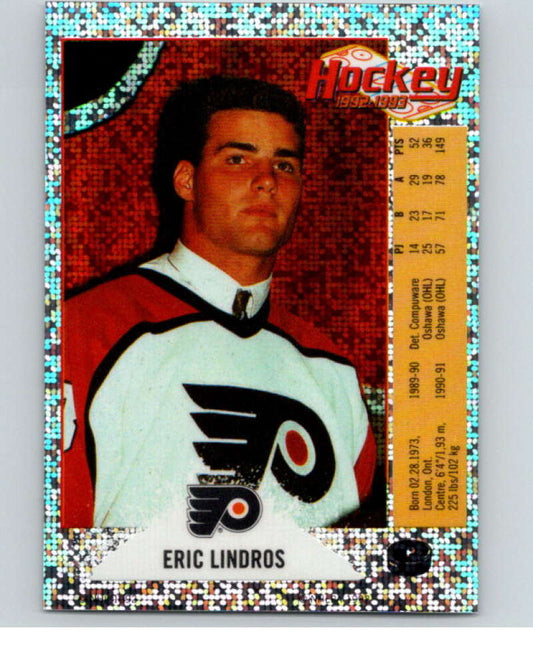1992-93 Panini Stickers Hockey  #P Eric Lindros  Philadelphia Flyers  V83099 Image 1