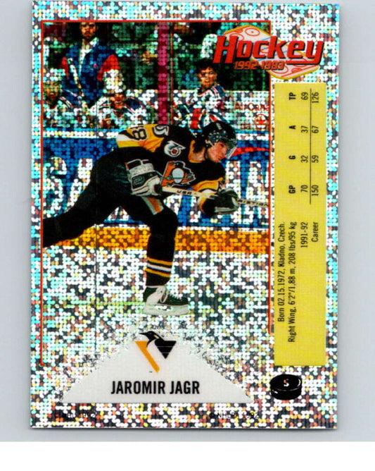 1992-93 Panini Stickers Hockey  #S Jaromir Jagr  Pittsburgh Penguins  V83104 Image 1