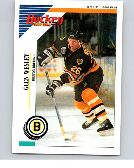 1993-94 Panini Stickers Hockey  #6 Glen Wesley  Boston Bruins  V83146 Image 1