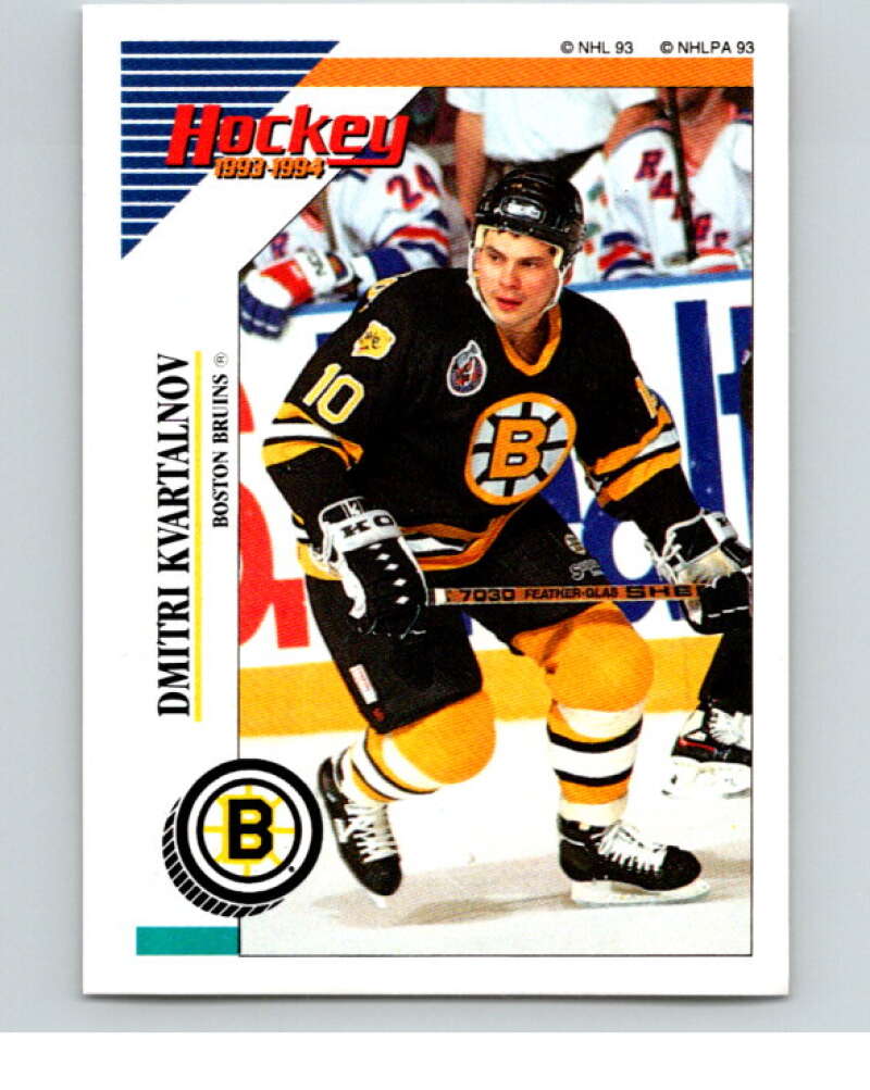 1993-94 Panini Stickers Hockey  #7 Dmitri Kvartalnov  Boston Bruins  V83147 Image 1