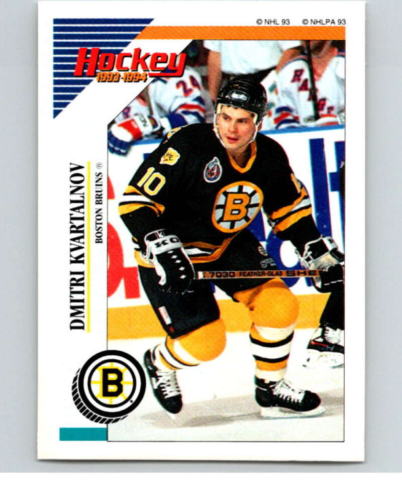 1993-94 Panini Stickers Hockey  #7 Dmitri Kvartalnov  Boston Bruins  V83152 Image 1