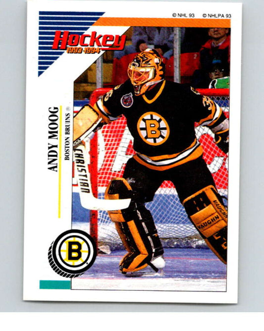 1993-94 Panini Stickers Hockey  #9 Andy Moog   V83164 Image 1