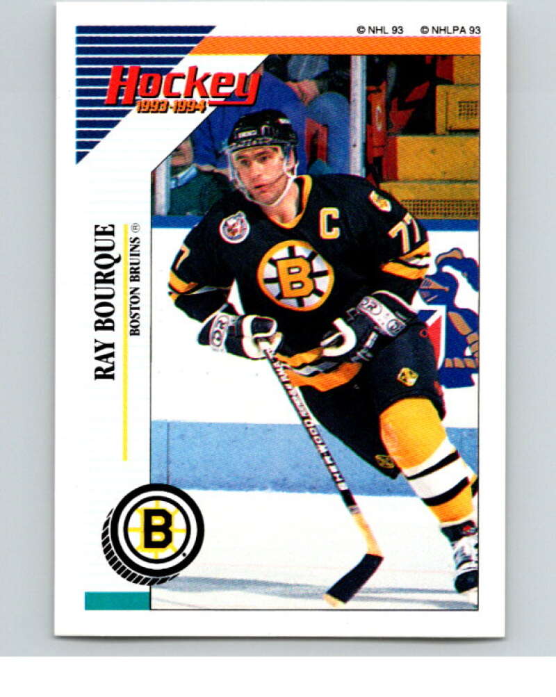 1993-94 Panini Stickers Hockey  #10 Ray Bourque  Boston Bruins  V83165 Image 1