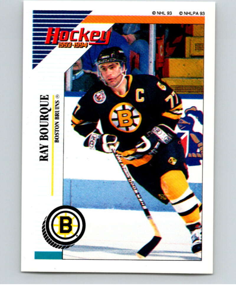 1993-94 Panini Stickers Hockey  #10 Ray Bourque  Boston Bruins  V83166 Image 1