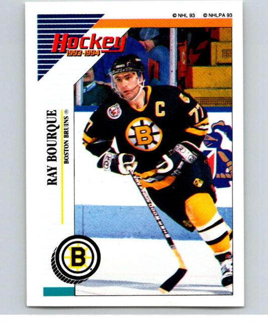 1993-94 Panini Stickers Hockey  #10 Ray Bourque  Boston Bruins  V83167 Image 1