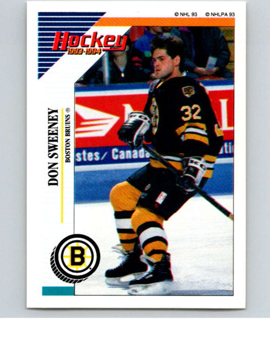 1993-94 Panini Stickers Hockey  #11 Don Sweeney  Boston Bruins  V83170 Image 1