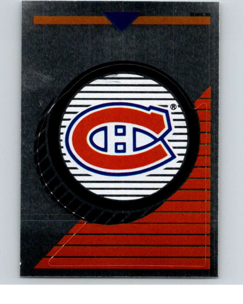 1993-94 Panini Stickers Hockey  #12 Canadiens Logo   V83172 Image 1