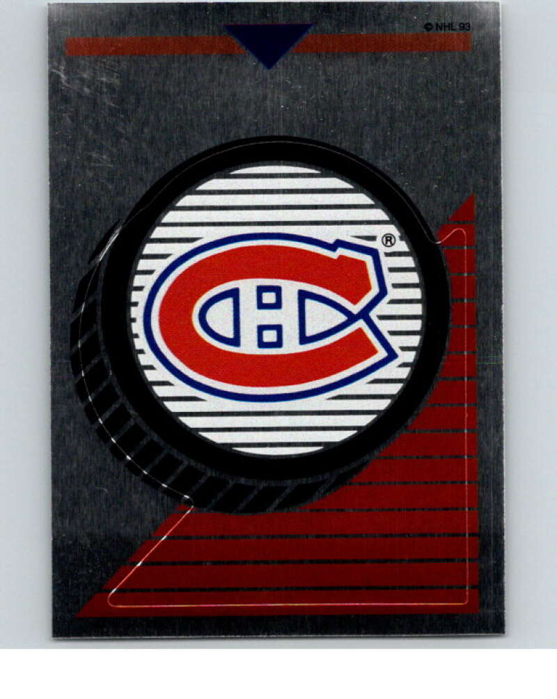 1993-94 Panini Stickers Hockey  #12 Canadiens Logo   V83174 Image 1