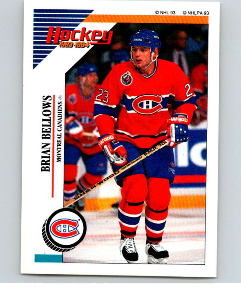 1993-94 Panini Stickers Hockey  #15 Brian Bellows  Montreal Canadiens  V83195 Image 1