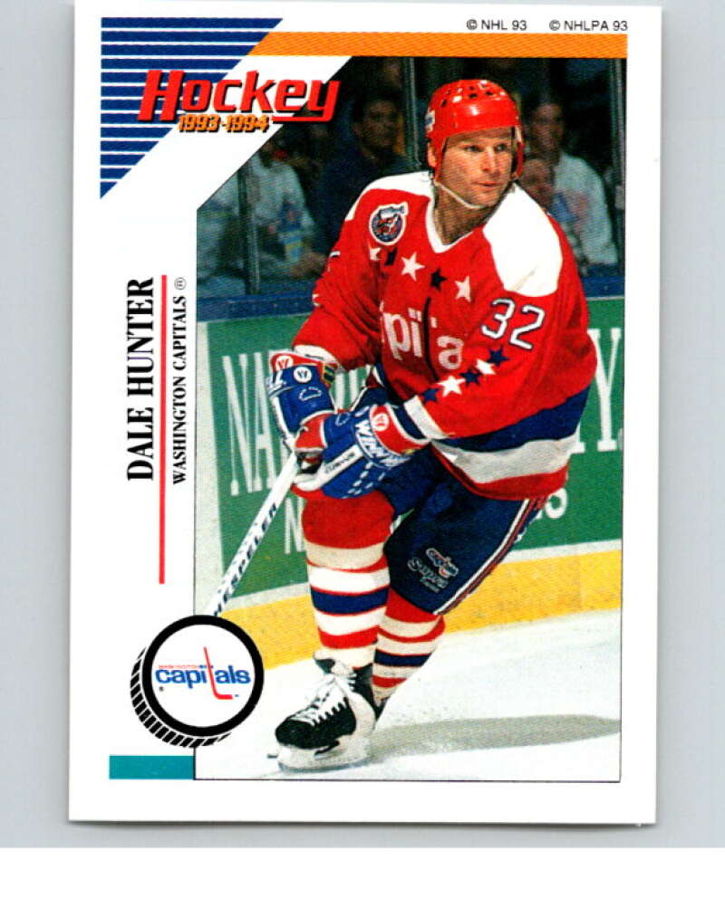 1993-94 Panini Stickers Hockey  #26 Dale Hunter  Washington Capitals  V83230 Image 1