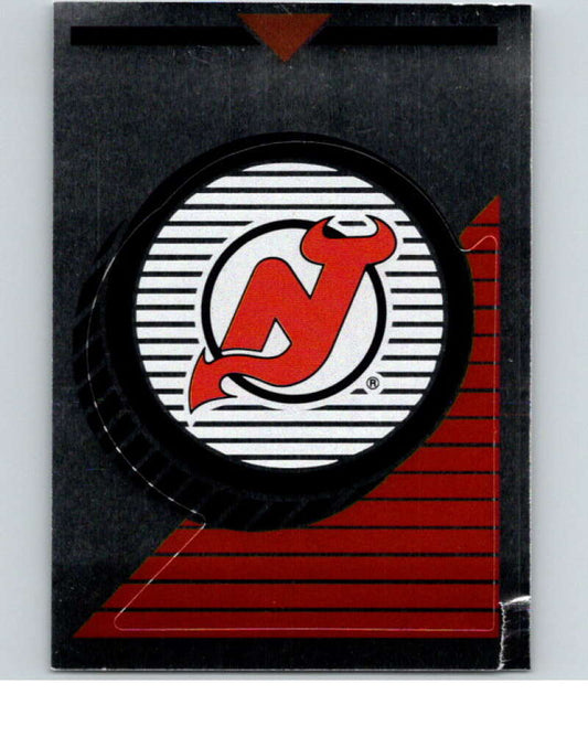 1993-94 Panini Stickers Hockey  #34 Devils Logo   V83248 Image 1