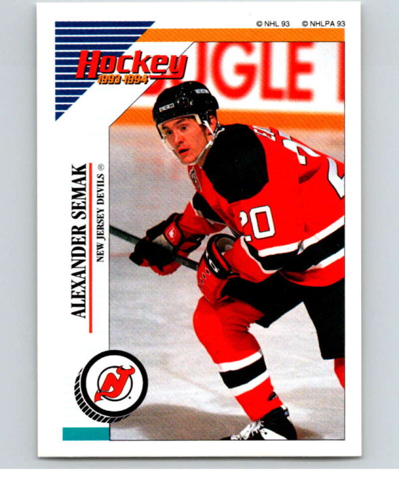 1993-94 Panini Stickers Hockey  #36 Alexander Semak  New Jersey Devils  V83251 Image 1