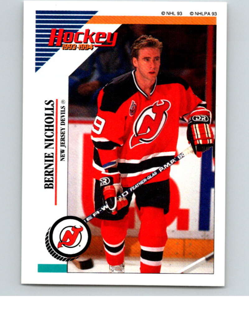 1993-94 Panini Stickers Hockey  #39 Bernie Nicholls  New Jersey Devils  V83257 Image 1