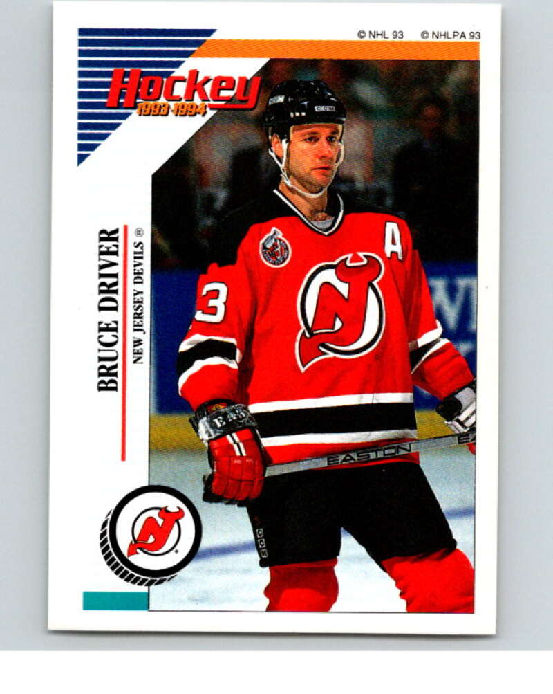 1993-94 Panini Stickers Hockey  #44 Bruce Driver  New Jersey Devils  V83272 Image 1