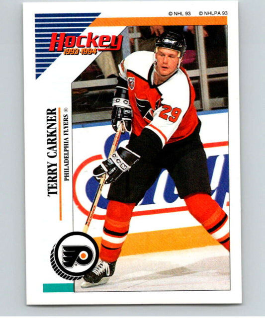 1993-94 Panini Stickers Hockey  #54 Terry Carkner   V83304 Image 1