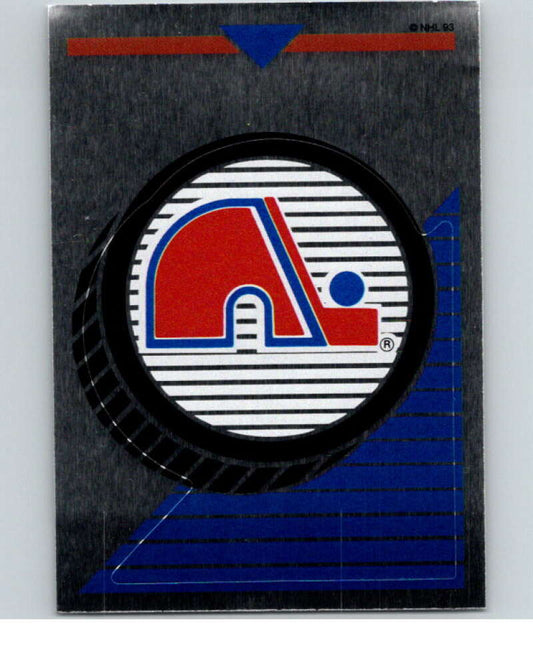 1993-94 Panini Stickers Hockey  #67 Nordiques Logo   V83340 Image 1