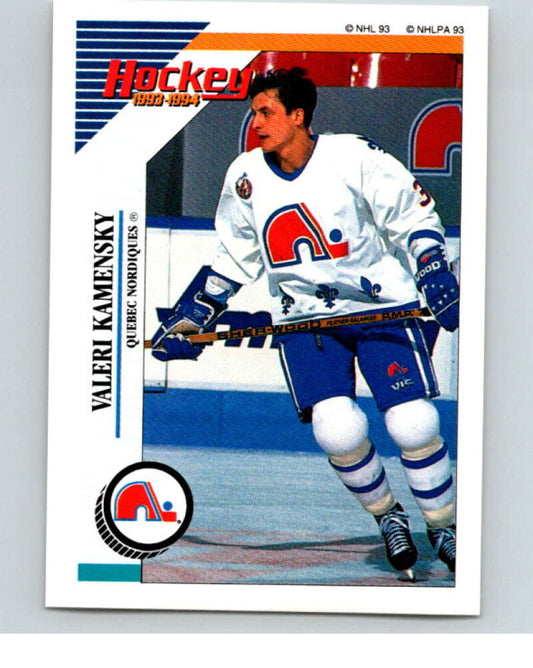 1993-94 Panini Stickers Hockey  #72 Valeri Kamensky  Quebec Nordiques  V83365 Image 1