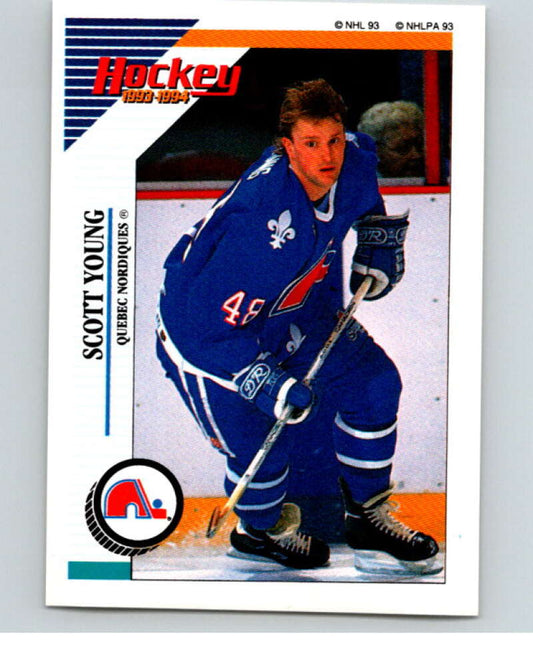 1993-94 Panini Stickers Hockey  #73 Scott Young  Quebec Nordiques  V83370 Image 1