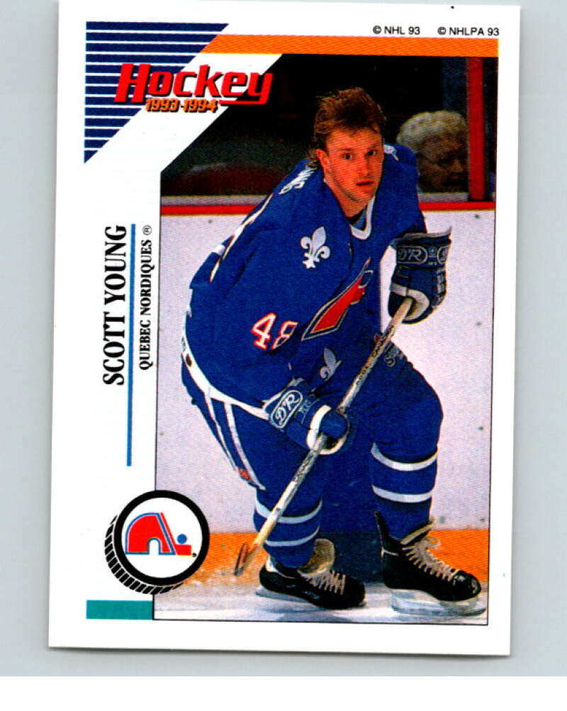 1993-94 Panini Stickers Hockey  #73 Scott Young  Quebec Nordiques  V83371 Image 1