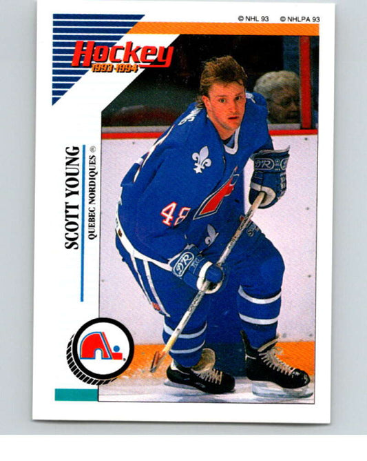 1993-94 Panini Stickers Hockey  #73 Scott Young  Quebec Nordiques  V83372 Image 1