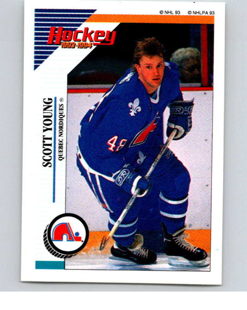 1993-94 Panini Stickers Hockey  #73 Scott Young  Quebec Nordiques  V83373 Image 1