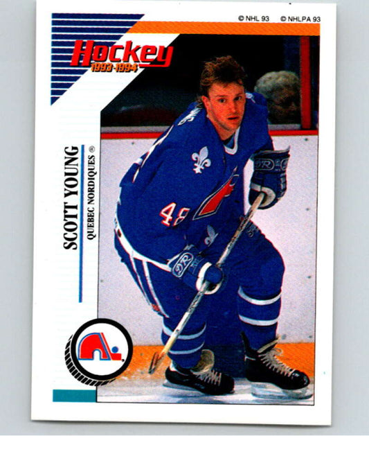 1993-94 Panini Stickers Hockey  #73 Scott Young  Quebec Nordiques  V83373 Image 1