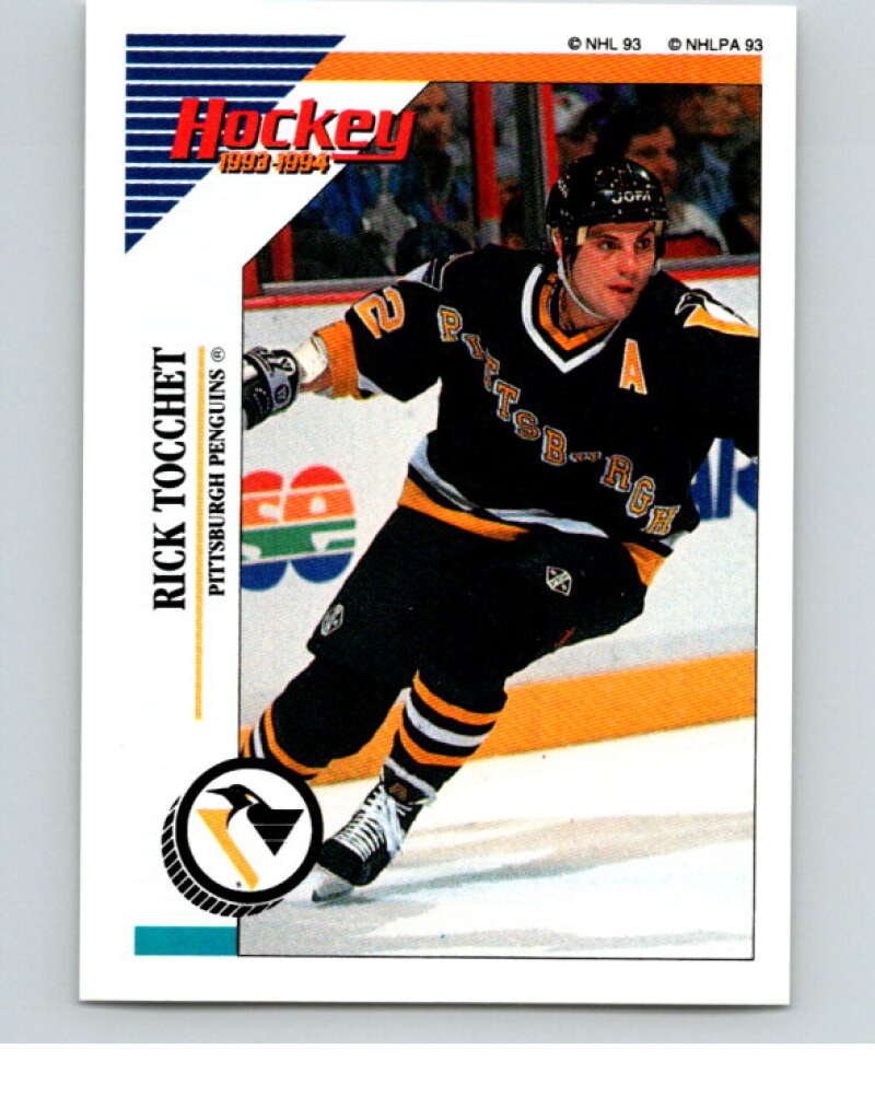 1993-94 Panini Stickers Hockey  #80 Rick Tocchet  Pittsburgh Penguins  V83391 Image 1