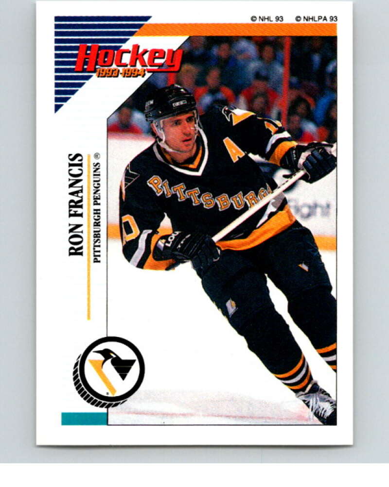 1993-94 Panini Stickers Hockey  #81 Ron Francis  Pittsburgh Penguins  V83393 Image 1