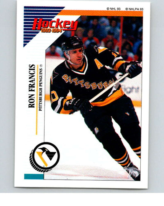 1993-94 Panini Stickers Hockey  #81 Ron Francis  Pittsburgh Penguins  V83394 Image 1