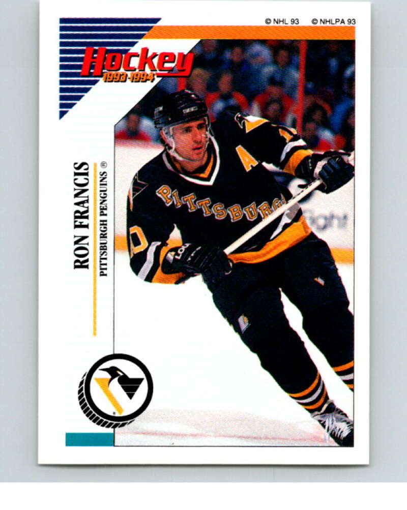 1993-94 Panini Stickers Hockey  #81 Ron Francis  Pittsburgh Penguins  V83395 Image 1