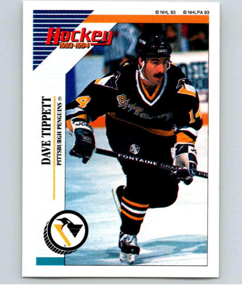 1993-94 Panini Stickers Hockey  #85 Dave Tippett   V83414 Image 1