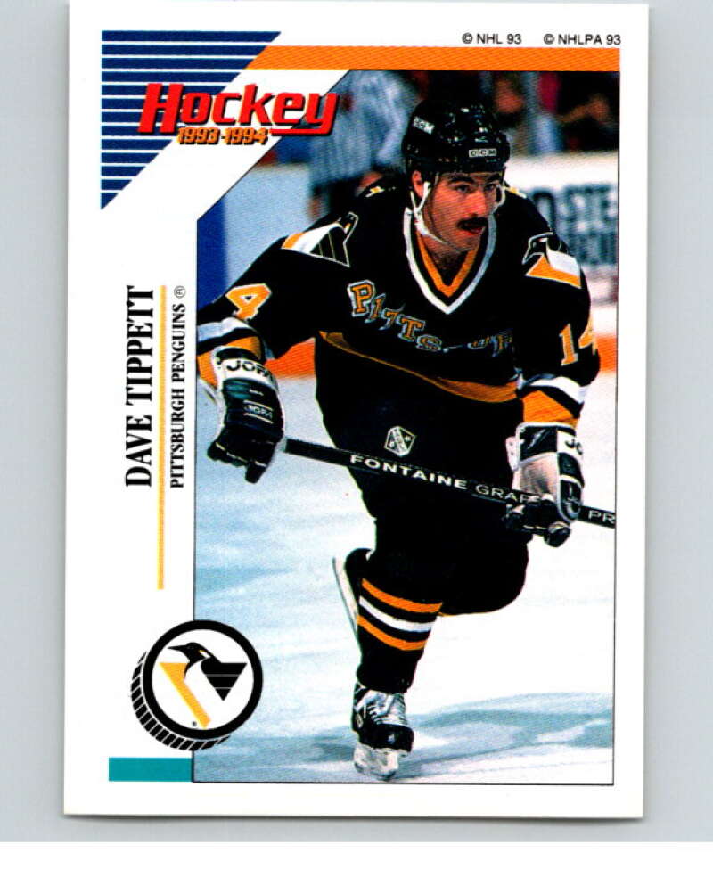 1993-94 Panini Stickers Hockey  #85 Dave Tippett   V83415 Image 1