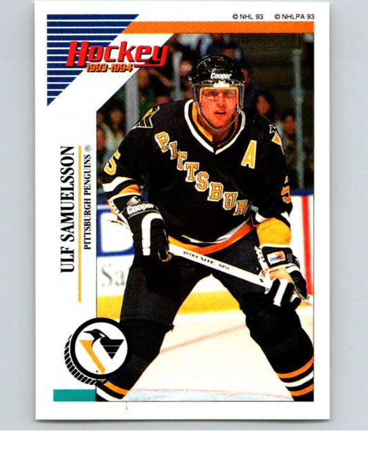 1993-94 Panini Stickers Hockey  #87 Ulf Samuelsson  Pittsburgh Penguins  V83419 Image 1