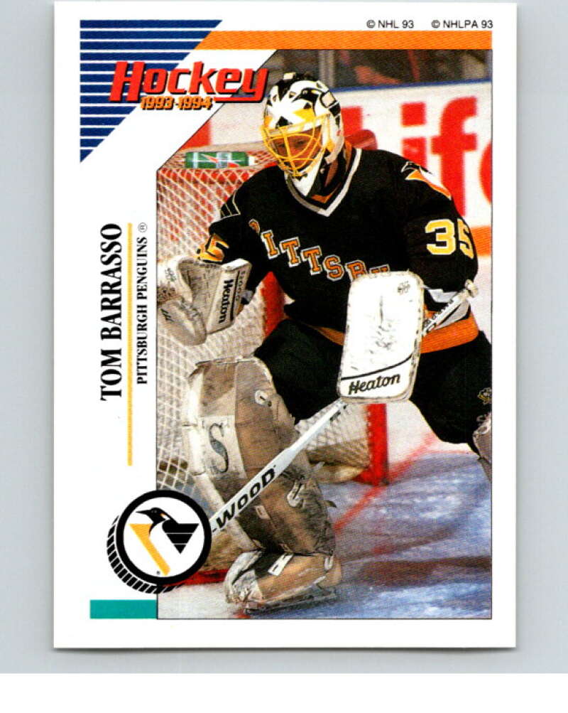 1993-94 Panini Stickers Hockey  #88 Tom Barrasso  Pittsburgh Penguins  V83421 Image 1