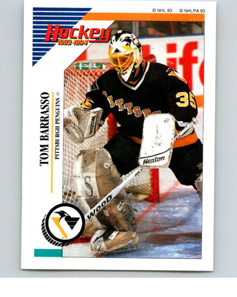 1993-94 Panini Stickers Hockey  #88 Tom Barrasso  Pittsburgh Penguins  V83422 Image 1