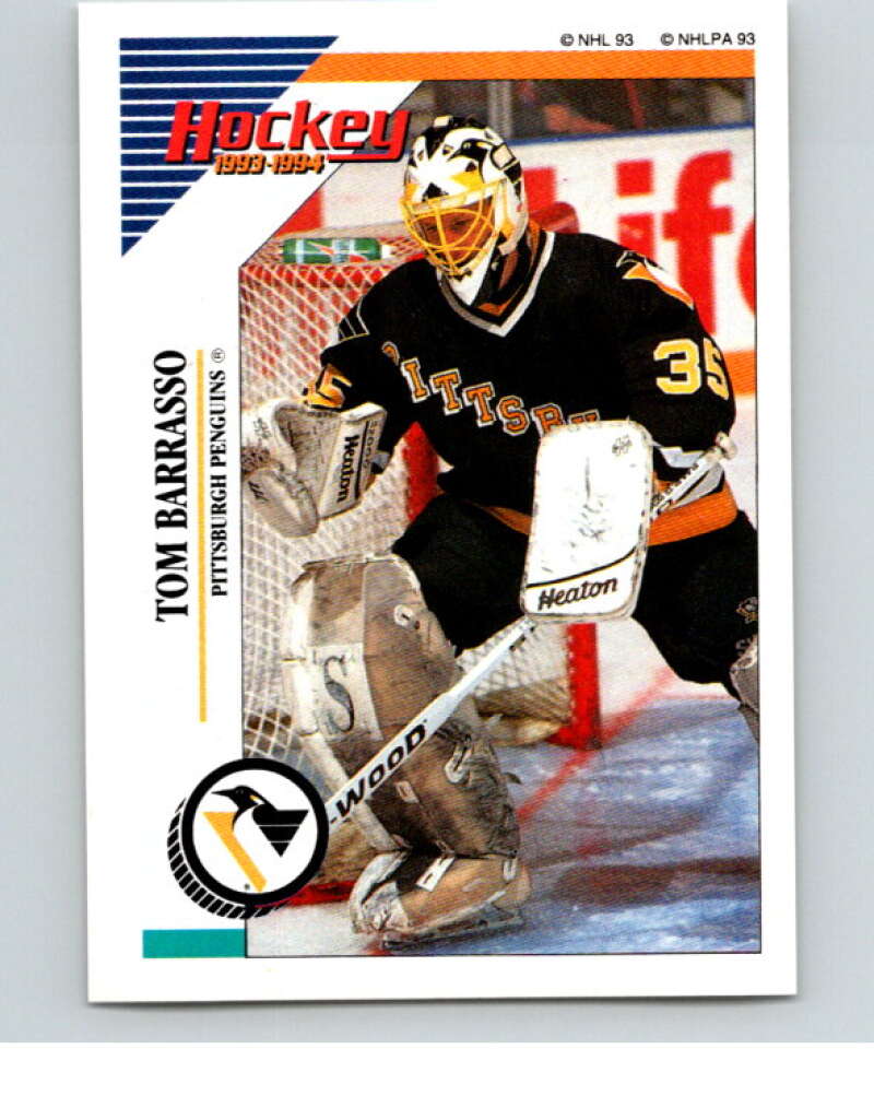 1993-94 Panini Stickers Hockey  #88 Tom Barrasso  Pittsburgh Penguins  V83426 Image 1